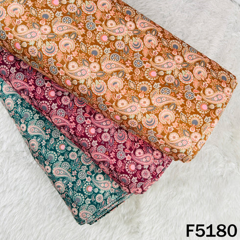 Digital Print Pashmina Fabric - F5180